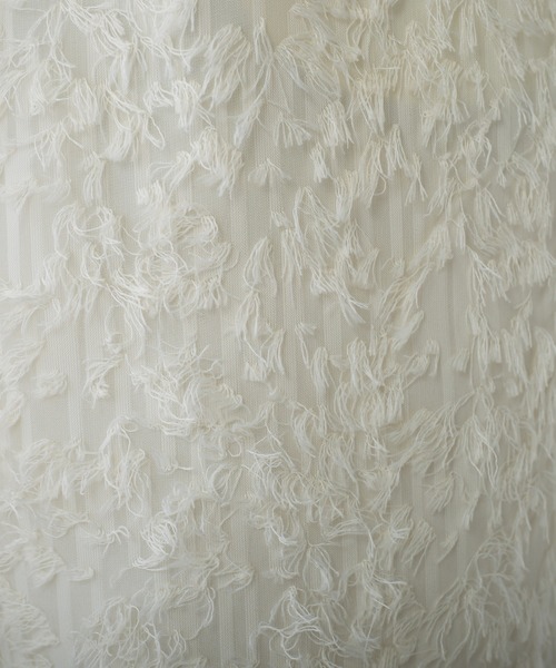 PUAL CE CIN（ピュアルセシン）の「ジャガードフリンジパンツ（その他パンツ・レディース・ナチュラル/ブラック・FREE）」の20枚目の写真