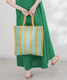 KATHARINE ROSS（キャサリンロス）の「【KATHARINE ROSS】TARANGO JUTE チェック/ストライプ（かごバッグ・レディース）」