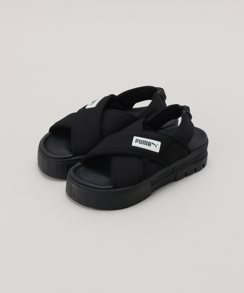 PUMA(プーマ)の「【PUMA / プーマ】 メイズサンダルウィメンズ(サンダル・レディース・ホワイト/ブラック・22cm/23cm/24cm)」の2枚目の写真