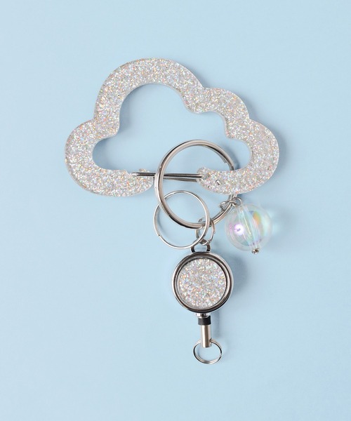 Flowering(フラワーリング)の「マルチデザイン/リール付きカラビナ(キーホルダー・レディース・シルバー/グリーン/ブラック系その他/ホワイト/アイボリー/パープル/ブラック/ゴールド/ブラウン/シルバー系その他/ピンクゴールド/レッド/イエロー/イエロー系1/ピンク/ブルー/グリーン系1/レッド系1・FREE)」の16枚目の写真