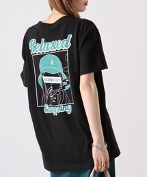 MODISH GAZE スモーキングガール Relaxed半袖Tシャツ