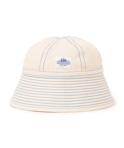 Lee（リー）の「LEE: セーラー ハット（ハット・レディース・ライトホワイト/ライトブルー・ONE SIZE）」の6枚目の写真