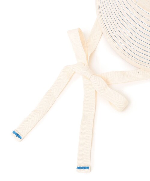 Lee（リー）の「LEE: セーラー ハット（ハット・レディース・ライトホワイト/ライトブルー・ONE SIZE）」の7枚目の写真