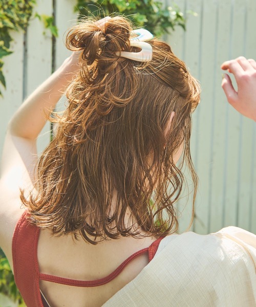 Crisp（クリスプ）の「ニュアンスコーム（バレッタ/ヘアクリップ・レディース・ブルー/ピンク/ミックスグレー・FREE）」の8枚目の写真