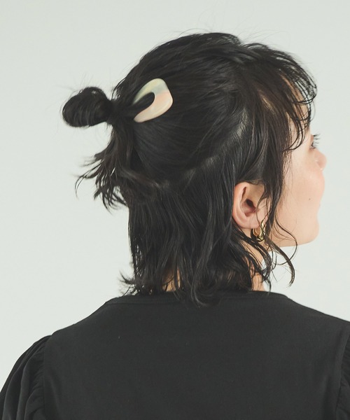 Crisp（クリスプ）の「ニュアンスコーム（バレッタ/ヘアクリップ・レディース・ブルー/ピンク/ミックスグレー・FREE）」の11枚目の写真