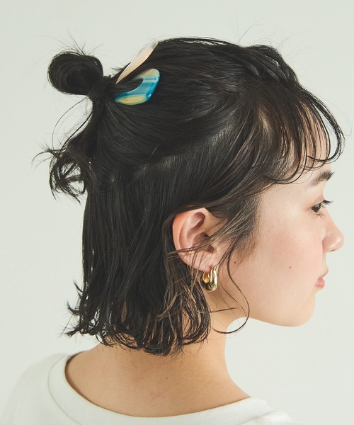 Crisp（クリスプ）の「ニュアンスコーム（バレッタ/ヘアクリップ・レディース・ブルー/ピンク/ミックスグレー・FREE）」の13枚目の写真