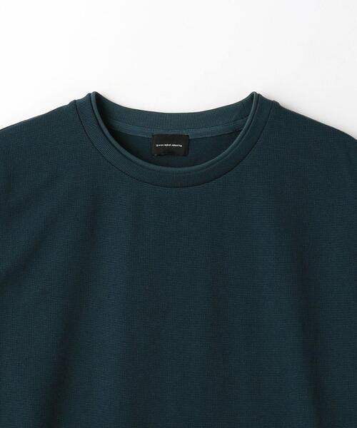 green label relaxing（グリーンレーベルリラクシング）の「フェイクレイヤード クルーネック Tシャツ（Tシャツ/カットソー・メンズ・ライトグレー/ダークグリーン/ネイビー・S/M/L/XL）」の17枚目の写真