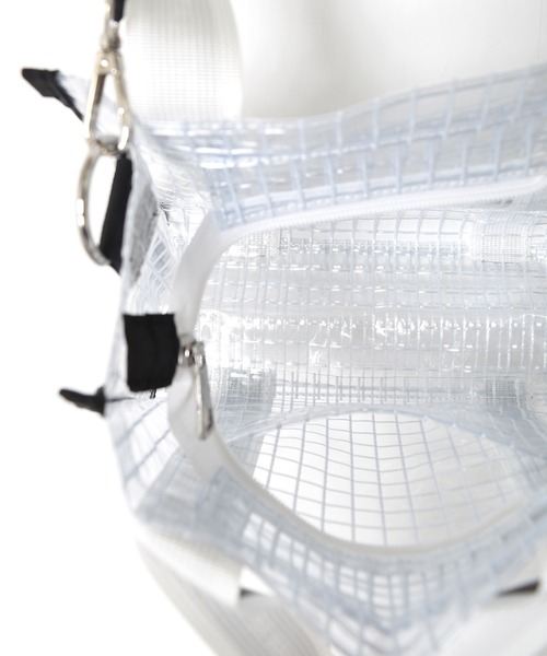 w closet（ダブルクローゼット）の「【2WAY】クリアショルダーバッグ（ショルダーバッグ・レディース・ブラック/ブルー・FREE）」の5枚目の写真