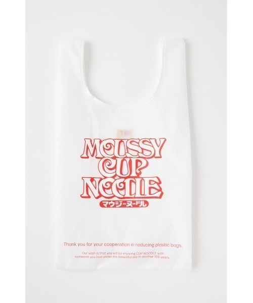MOUSSY(マウジー)の「C/N SHOP BAG トート(トートバッグ・レディース・ホワイト・FREE)」の5枚目の写真