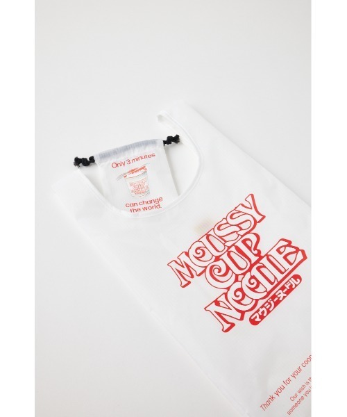 MOUSSY(マウジー)の「C/N SHOP BAG トート(トートバッグ・レディース・ホワイト・FREE)」の2枚目の写真