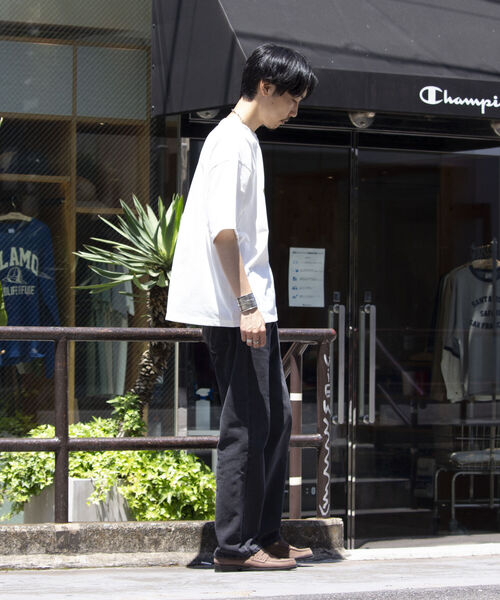 Franklin Climbing（フランクリンクライミング）の「【Franklin Climbing】バックパック&ドッググラフィックテックTシャツ（Tシャツ/カットソー・メンズ・ライトパープル/オフホワイト/チャコールグレー・M/L）」の13枚目の写真