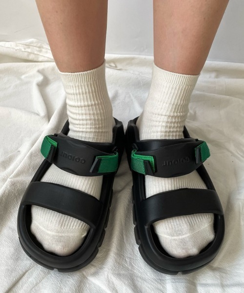 Vipoa（ヴィポア）の「カジュアルダッドサンダル（サンダル・レディース・ホワイト/ブラック・SMALL/MEDIUM/LARGE）」の12枚目の写真