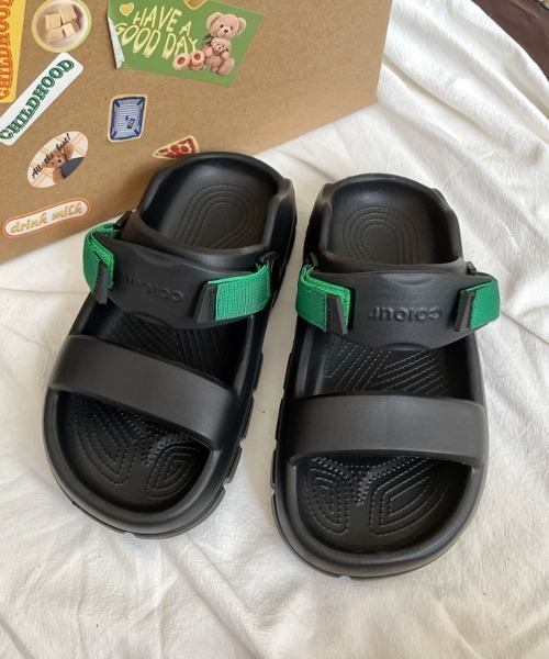 Vipoa（ヴィポア）の「カジュアルダッドサンダル（サンダル・レディース・ホワイト/ブラック・SMALL/MEDIUM/LARGE）」の8枚目の写真