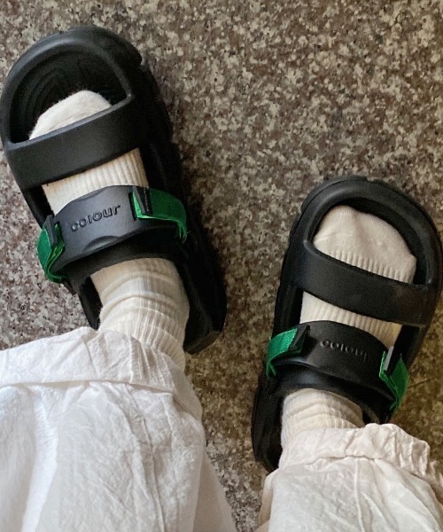 Vipoa（ヴィポア）の「カジュアルダッドサンダル（サンダル・レディース・ホワイト/ブラック・SMALL/MEDIUM/LARGE）」の14枚目の写真