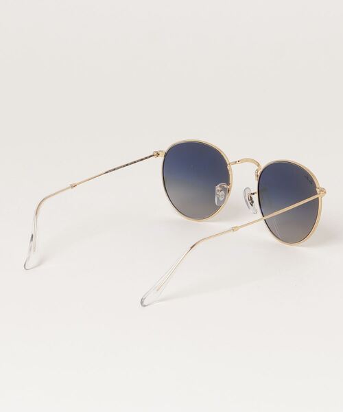Ray-Ban(レイバン)の「Ray-Ban レイバンサングラスROUND METAL 0RB3447 001/71(サングラス・メンズ・ゴールド・50/53/47)」の15枚目の写真