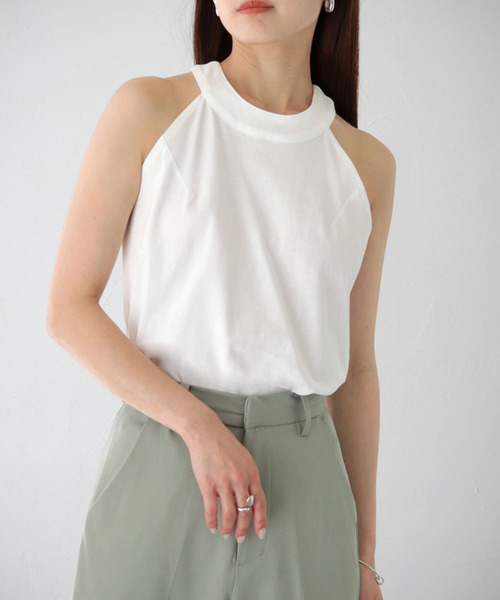 Avvenente（アベネンテ）の「【Avvenente】WEB限定デザインアメスリカットソー（Tシャツ/カットソー・レディース・オフホワイト/ブラック・M）」の3枚目の写真