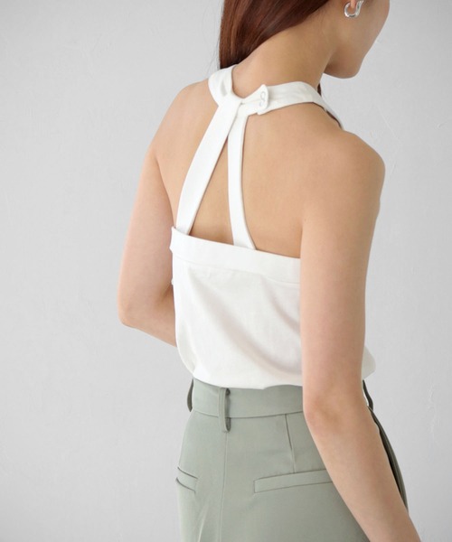 Avvenente（アベネンテ）の「【Avvenente】WEB限定デザインアメスリカットソー（Tシャツ/カットソー・レディース・オフホワイト/ブラック・M）」の7枚目の写真