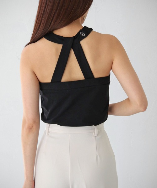 Avvenente（アベネンテ）の「【Avvenente】WEB限定デザインアメスリカットソー（Tシャツ/カットソー・レディース・オフホワイト/ブラック・M）」の21枚目の写真