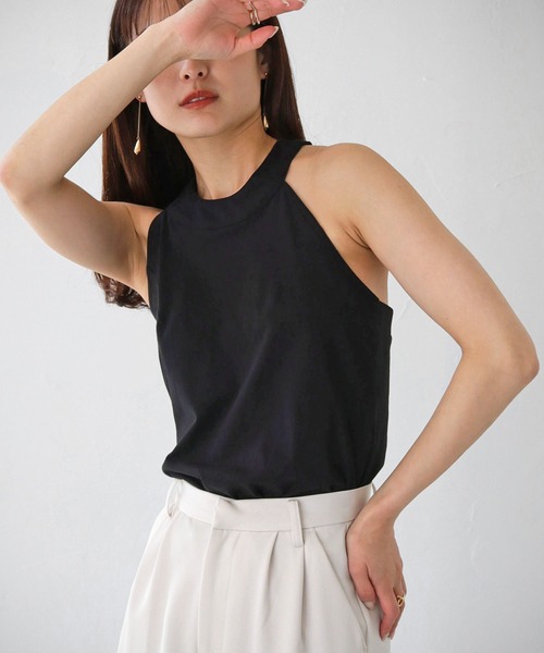 Avvenente（アベネンテ）の「【Avvenente】WEB限定デザインアメスリカットソー（Tシャツ/カットソー・レディース・オフホワイト/ブラック・M）」の16枚目の写真