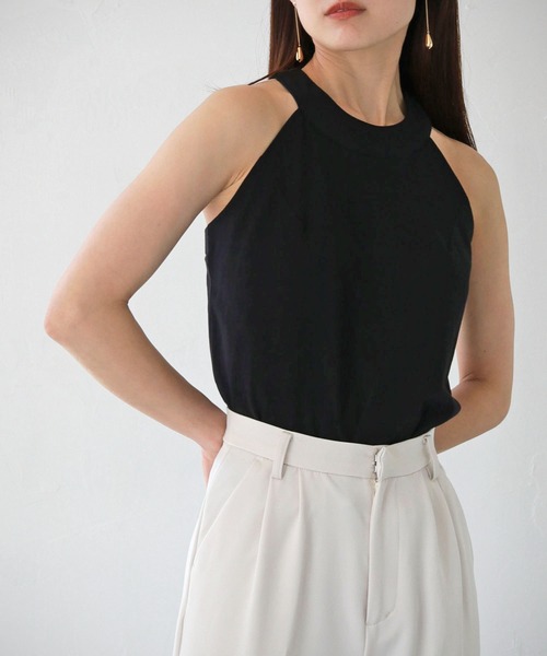 Avvenente（アベネンテ）の「【Avvenente】WEB限定デザインアメスリカットソー（Tシャツ/カットソー・レディース・オフホワイト/ブラック・M）」の17枚目の写真