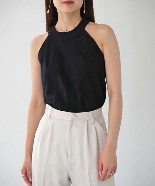 Avvenente（アベネンテ）の「【Avvenente】WEB限定デザインアメスリカットソー（Tシャツ/カットソー・レディース・オフホワイト/ブラック・M）」の15枚目の写真