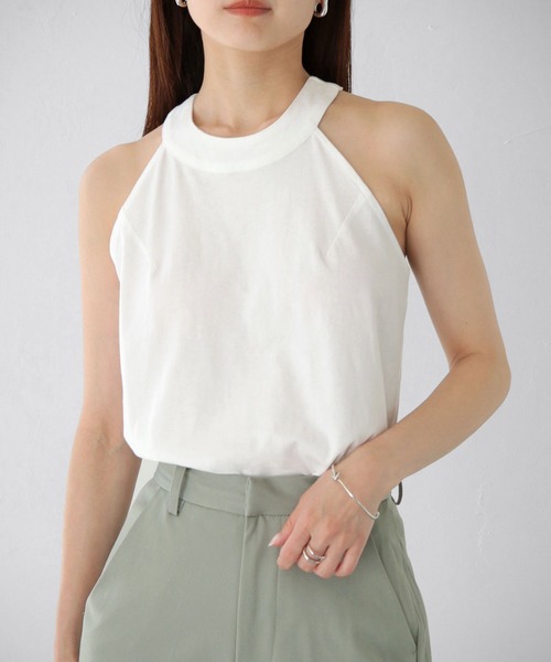 Avvenente（アベネンテ）の「【Avvenente】WEB限定デザインアメスリカットソー（Tシャツ/カットソー・レディース・オフホワイト/ブラック・M）」の4枚目の写真