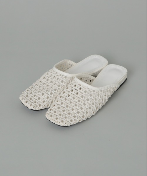 Olu.（オルドット）の「メッシュミュール（スリッポン・レディース・ホワイト/ブラック・37/39/35）」の18枚目の写真