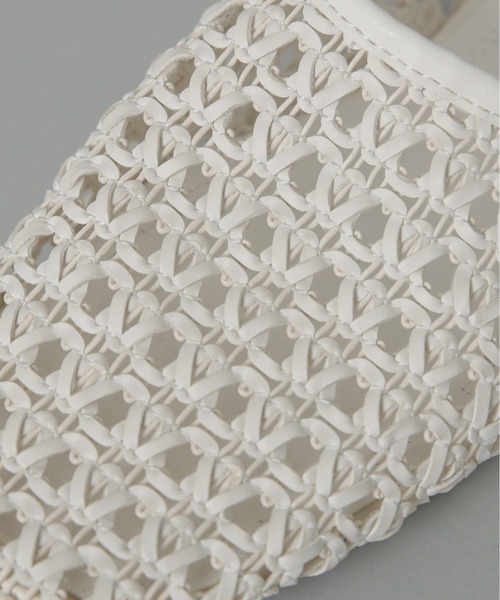 Olu.（オルドット）の「メッシュミュール（スリッポン・レディース・ホワイト/ブラック・37/39/35）」の19枚目の写真