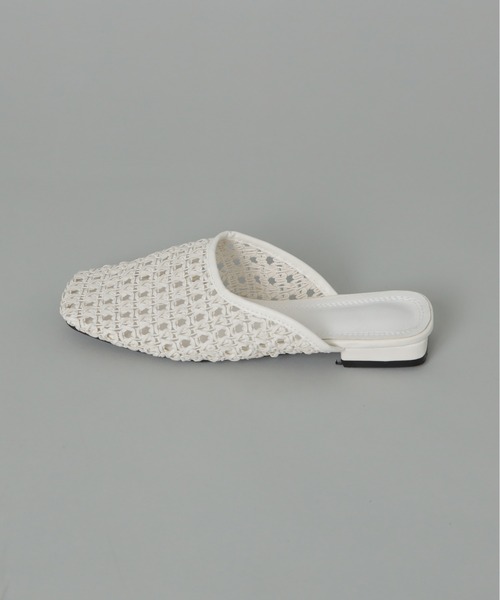 Olu.（オルドット）の「メッシュミュール（スリッポン・レディース・ホワイト/ブラック・37/39/35）」の21枚目の写真