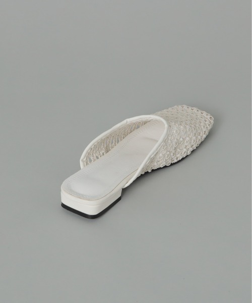 Olu.（オルドット）の「メッシュミュール（スリッポン・レディース・ホワイト/ブラック・37/39/35）」の22枚目の写真