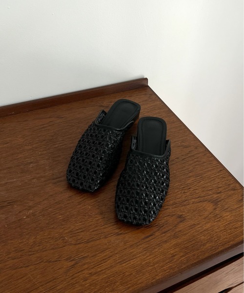 Olu.（オルドット）の「メッシュミュール（スリッポン・レディース・ホワイト/ブラック・37/39/35）」の12枚目の写真