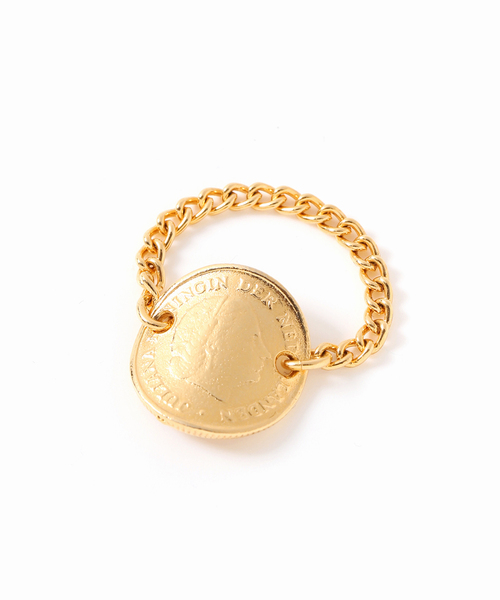 plage（プラージュ）の「【BEN-AMUN/ベンアムン】COIN リング（リング・レディース・ゴールド・FREE）」の2枚目の写真