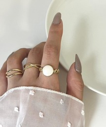 cuorequal（クオレコール）の「【3点セット】デザインリング（リング）」