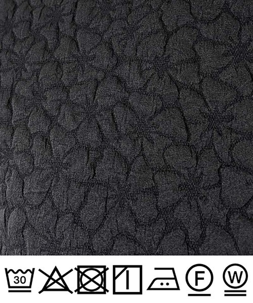 PICCIN（ピッチン）の「ノースリーブふくれジャガードワンピース（ワンピース・レディース・ブラック・S/M）」の14枚目の写真