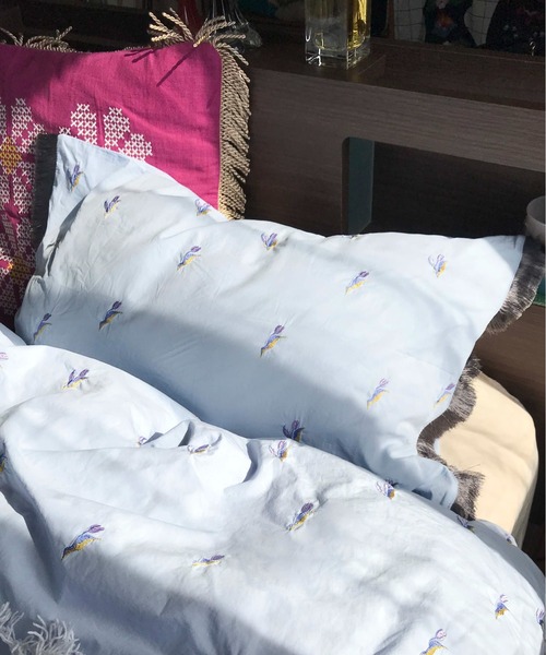 Casselini(キャセリーニ)の「Casselini HOME(キャセリーニ ホーム)チューリップ枕カバー(寝具・レディース・ピンク/アイボリー/ブルー・FREE)」の3枚目の写真