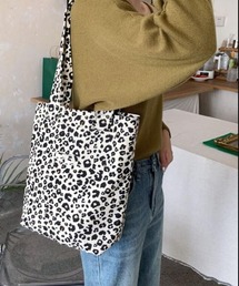 【float】レオパード柄 トートバッグ【A4サイズ収納可能】