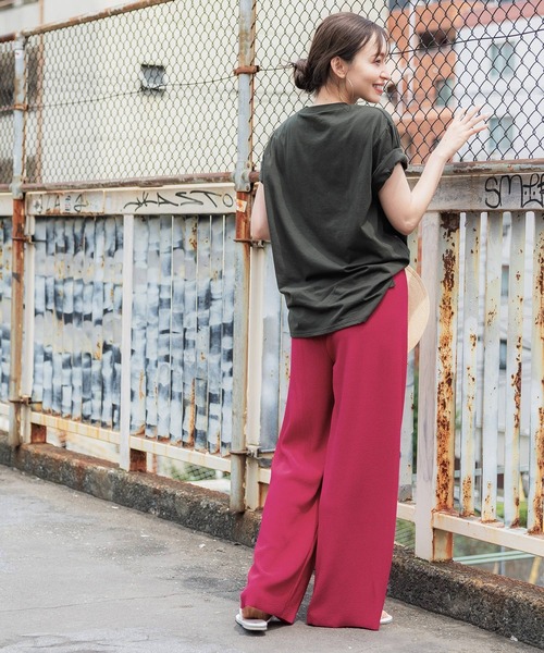 セール】ふくれジャカードイージーパンツ（その他パンツ）｜coca（coca