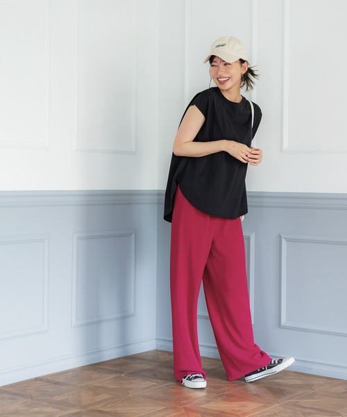 セール】ふくれジャカードイージーパンツ（その他パンツ）｜coca（coca