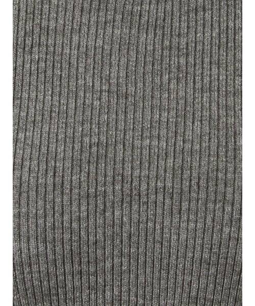 RESEXXY（リゼクシー）の「クルーネックリブニットトップス（ニット/セーター・レディース・ブラック/グレー/アイボリー・FREE）」の9枚目の写真
