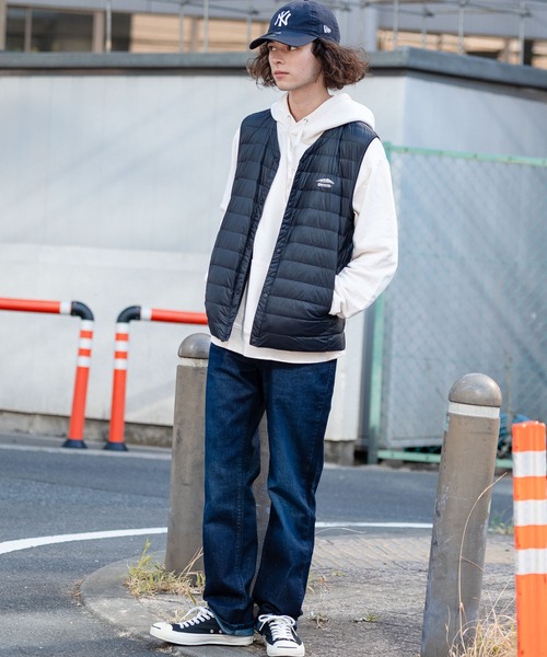 OUTDOOR PRODUCTS（アウトドアプロダクツ）の「【OUTDOOR PRODUCTS/アウトドアプロダクツ】インナーダウンベスト　洗濯可能　撥水　抗菌　防臭　静電防止　防風　透湿機能　パッカブル仕様（ダウンベスト・メンズ・チャコールグレー/ブラック・LARGE/MEDIUM/X-LARGE）」の13枚目の写真