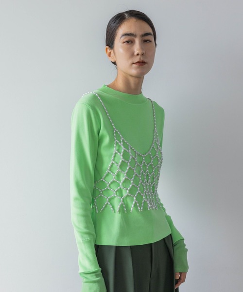 パールビスチェ yuw yuw（ユウ）の「パールビスチェ 976289（キャミソール）」 - WEAR