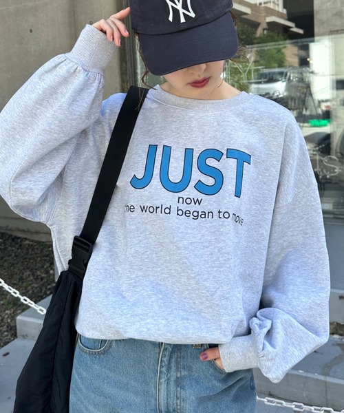 CIAOPANIC TYPY（チャオパニックティピー）の「サイドスリットアソートロゴスウェット（スウェット・レディース・オフホワイト/グリーン/チャコールグレー/ライトグレー・ONE SIZE）」の14枚目の写真