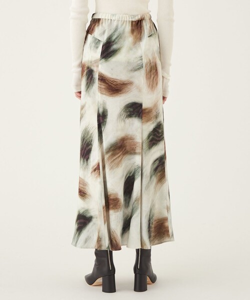 グラスファースパークプリント マーメイドマキシスカート DES PRES DES PRES（デ・プレ）の「グラスファースパークプリント マーメイド