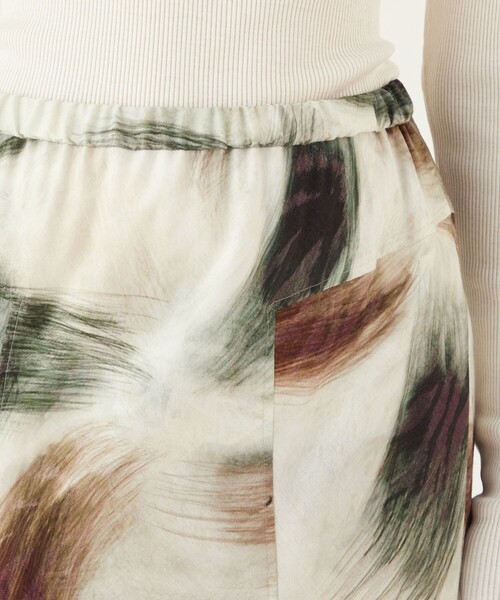 グラスファースパークプリント マーメイドマキシスカート DES PRES DES PRES（デ・プレ）の「グラスファースパークプリント マーメイド