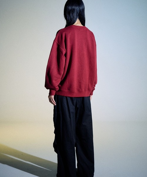 【セール】【UNISEX】SLOW ACID／BLURRYLOGOプルオーバー（ウラケ） 2978905（スウェット）｜SLOWACID（スローアシッド）