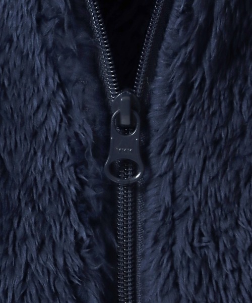 Champion（チャンピオン）の「Champion/チャンピオン Sherpa Fleece Zip Hooded Jacket/シェルパフリース ロゴ ワンポイント刺繍 ジップアップパーカー/ボアジャケット/ブルゾン レディース（ブルゾン・レディース・ネイビー/ブラック/オフホワイト/ブルー・M/L）」の12枚目の写真