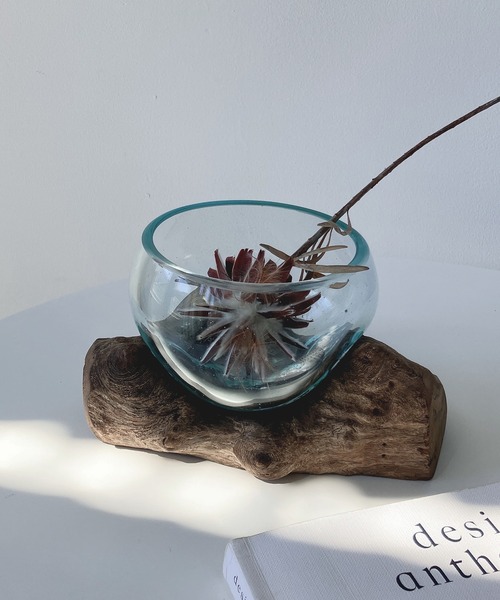 AS KNOW AS plus（アズノゥアズプラス）の「古木手吹きガラスボウル【ZOZOTOWN限定アイテム】（インテリア雑貨・レディース・B/A・FREE）」の2枚目の写真