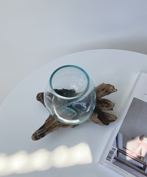 AS KNOW AS plus（アズノゥアズプラス）の「古木手吹きガラスボウル【ZOZOTOWN限定アイテム】（インテリア雑貨・レディース・B/A・FREE）」の6枚目の写真