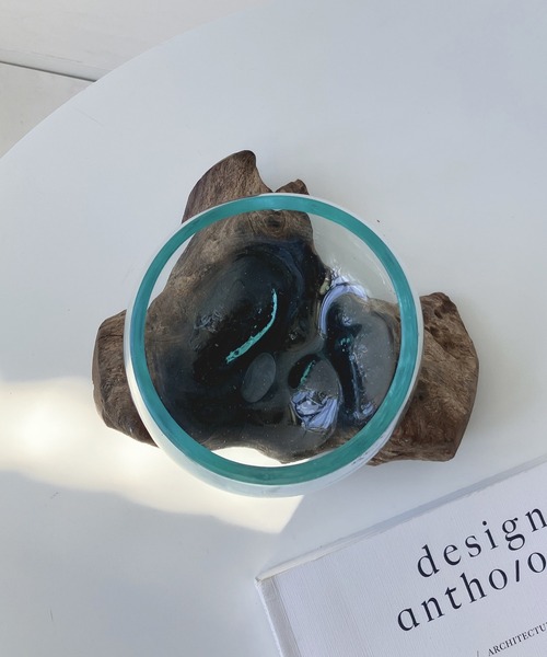 AS KNOW AS plus（アズノゥアズプラス）の「古木手吹きガラスボウル【ZOZOTOWN限定アイテム】（インテリア雑貨・レディース・B/A・FREE）」の4枚目の写真