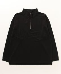 TRAP/U （トラップユー）の「リップルボーダー ハーフジップ プルオーバー（Tシャツ/カットソー）」